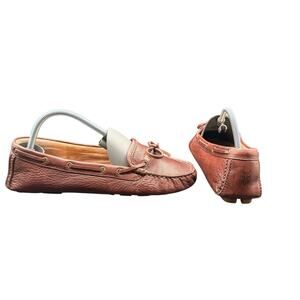 Frye Reagan Campus Driver Leather Loafers Brown Women’s 7